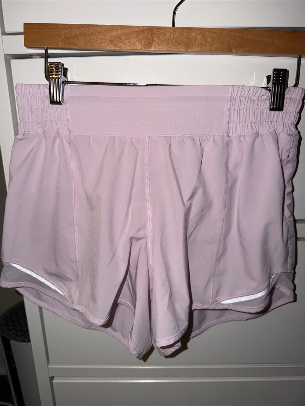 lululemon athletica Pale Pink Women's Athletic Running Shorts